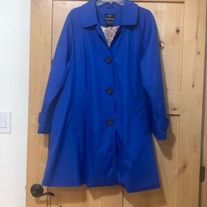 Dennis by Dennis Basso Lined Blue Jacket P-XL